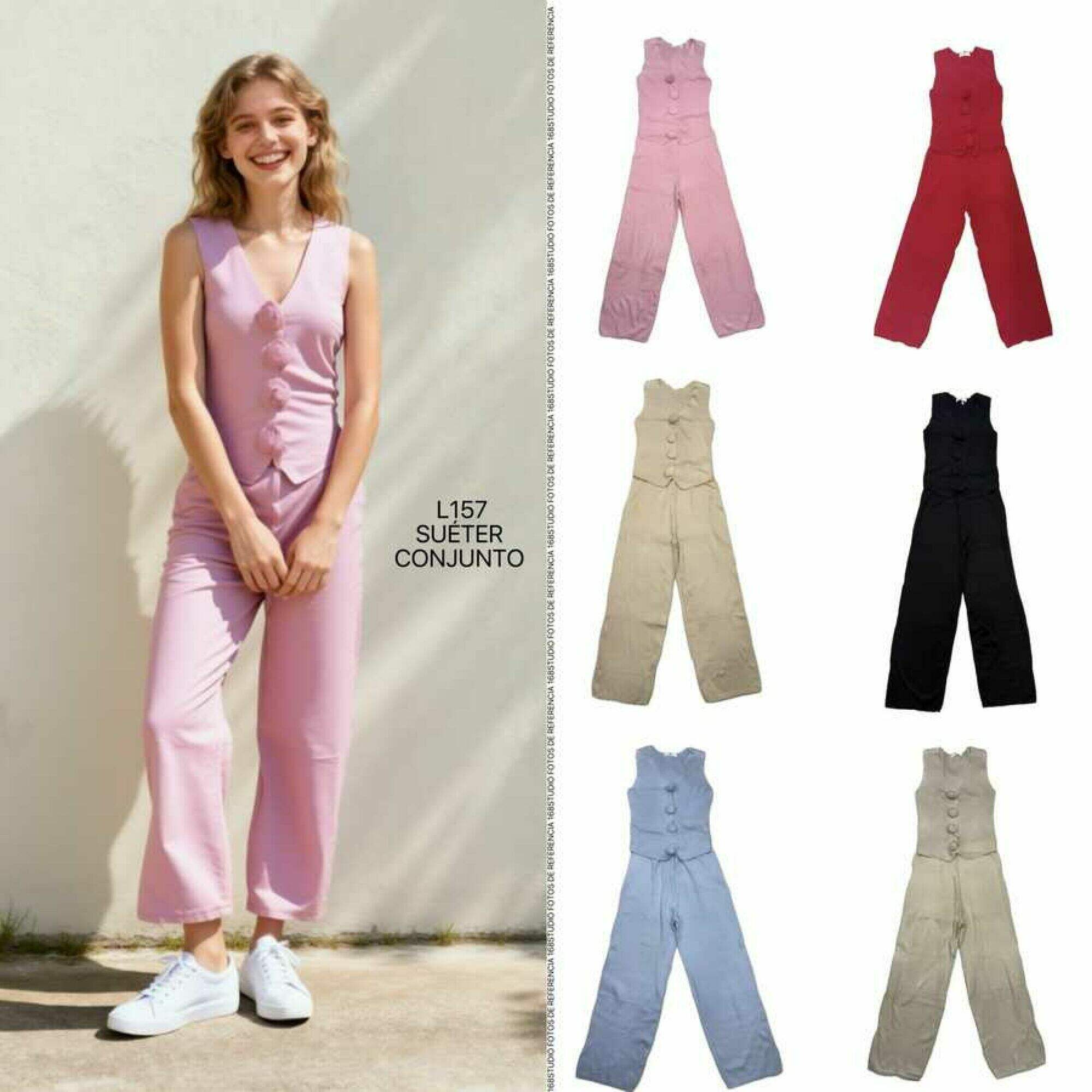 Conjunto de Punto sin Mangas