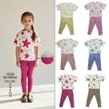 Conjunto de niña con estampado de estrellas