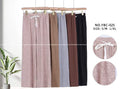 Pantalones anchos YBC-025 con cintura elástica y cordón