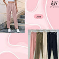 High-Waisted Draping Casual Suit Pants | Versatile Slimming Wide-Leg Trousers for Work