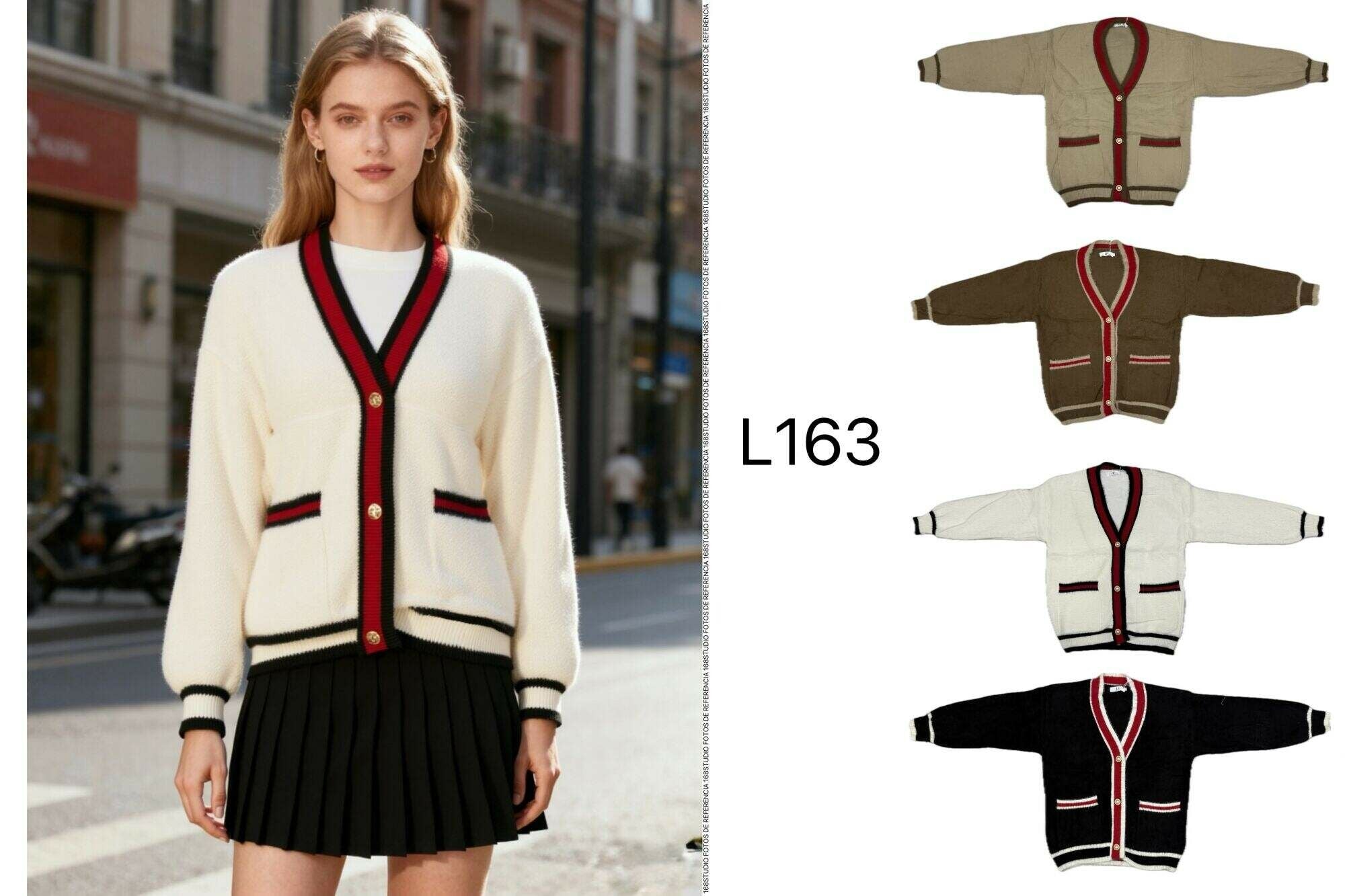 Chaqueta de Punto de Mujer Estilo Preppy | Elegante y Versátil