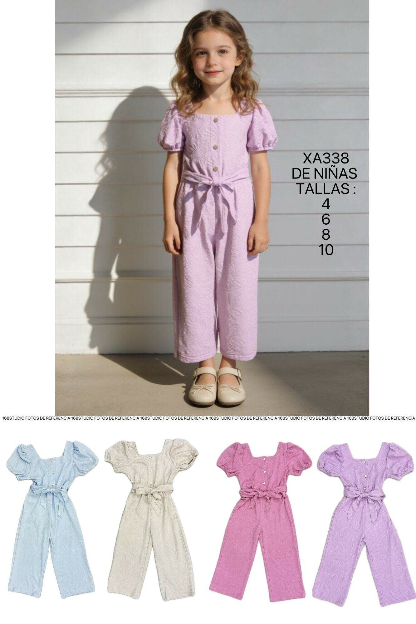 Mono de niña de manga burbuja dulce