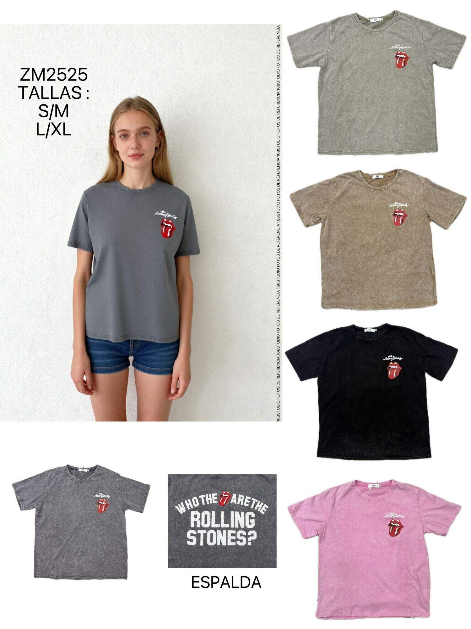 🎸¡Leyenda del rock! Camiseta con estampado de lengua de The Rolling Stones